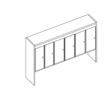 Safco Sort/Rise Ob 72X48Lk Plx W/Pts, SN7248CHP SN7248CHP